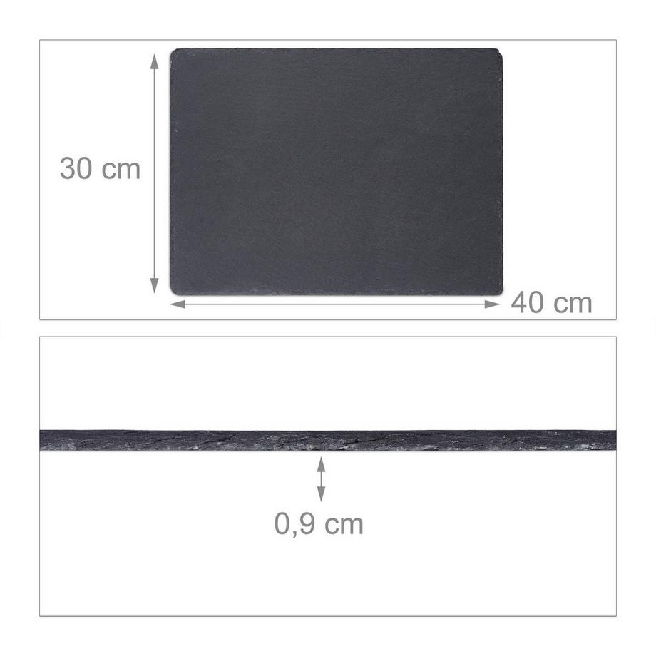 B2X  Schieferfliesen 30 x 40 cm im 6er-Set 
