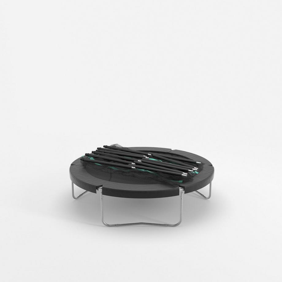 DOMYOS  Trampolino 240 con rete di protezione - montaggio senza attrezzi 