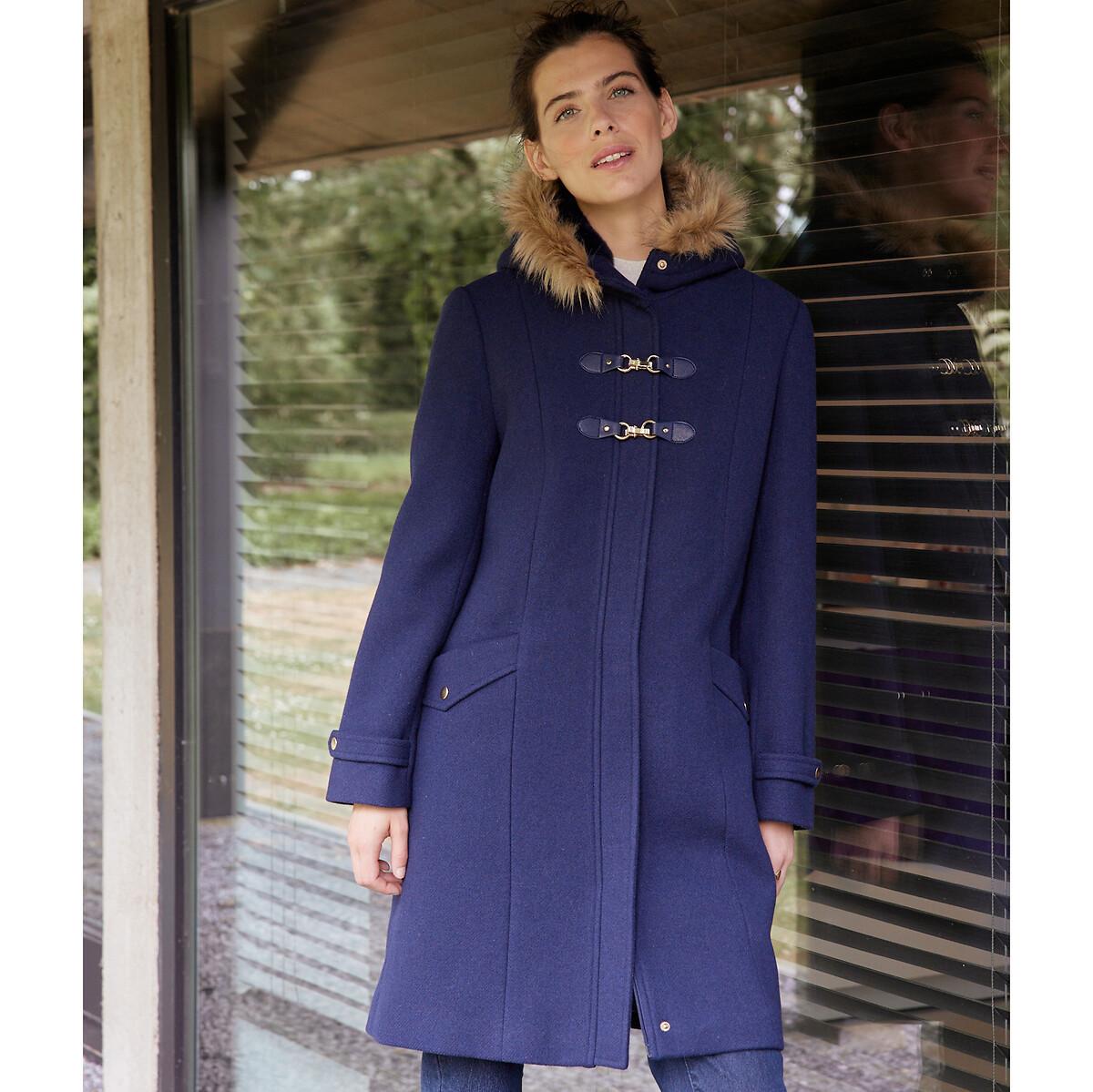 La Redoute Collections  Manteau mi-long à capuche 