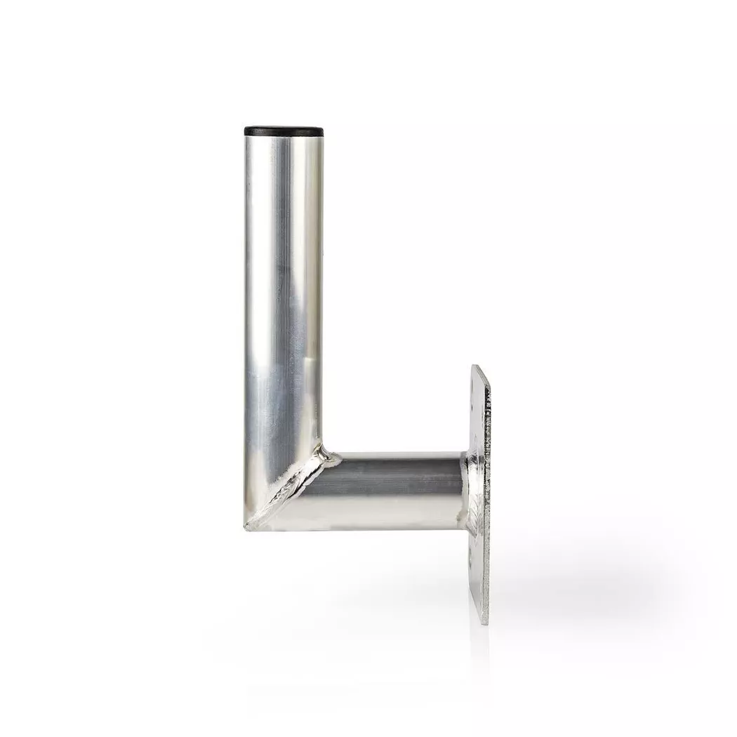 Nedis - Satelliten-Wandhalterung | Abstand zur Wand: 150 mm | Durchmesser Klemme: 50 mm | Maximale Schüsselgröße: 100 cm | Aluminium | Silber, 75X75MM
