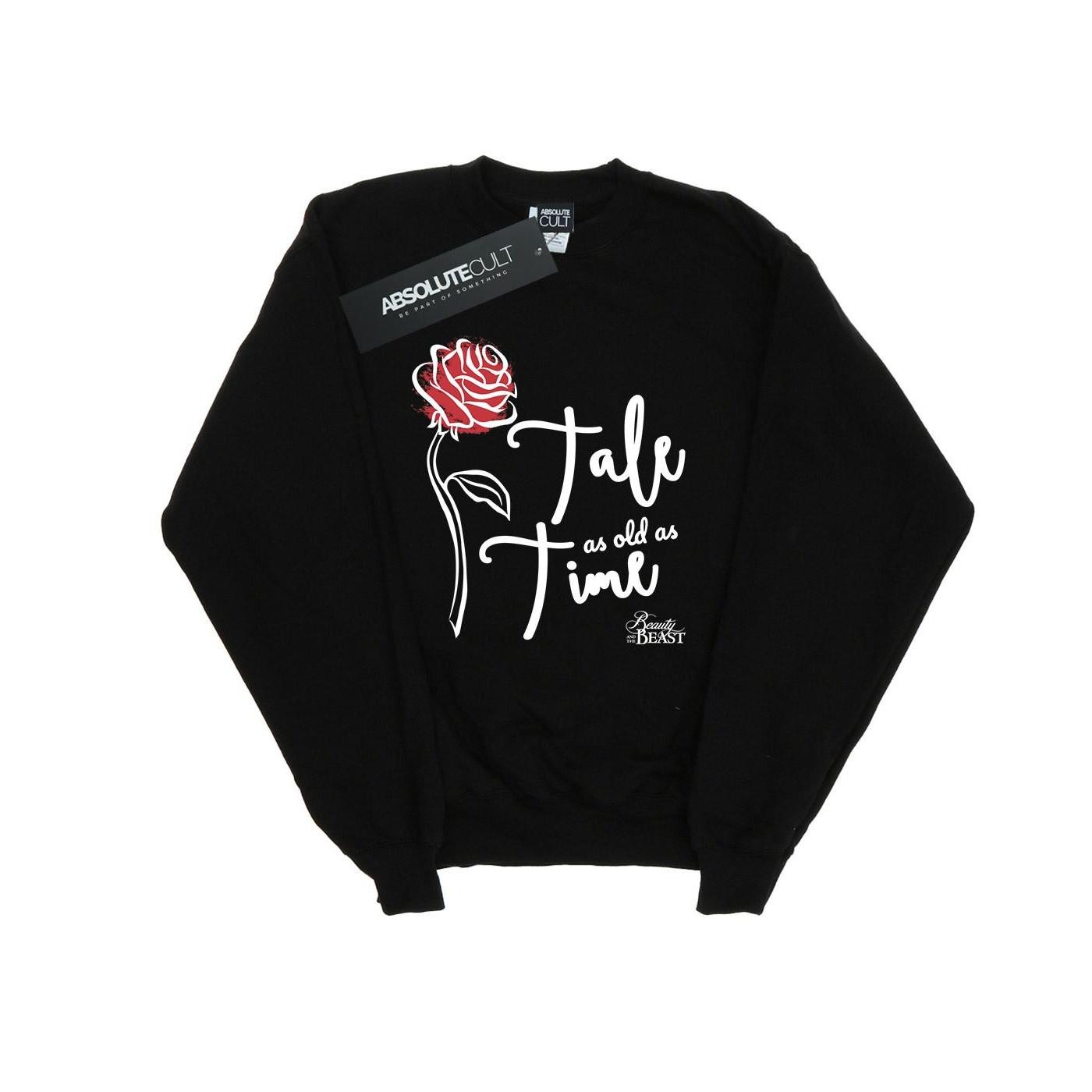 Image of Tale As Old As Time Rose Sweatshirt Herren Schwarz 3XL