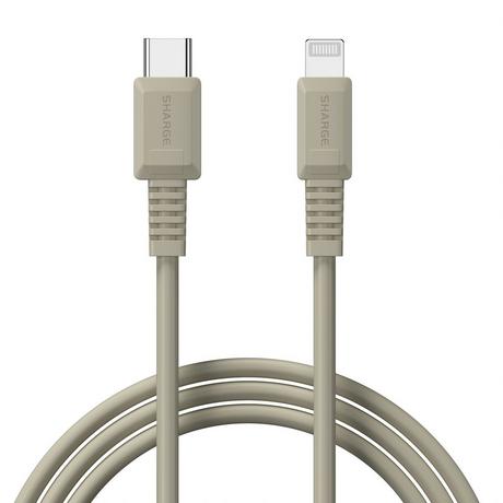 Sharge  USB-C auf Lightning Retro Kabel 