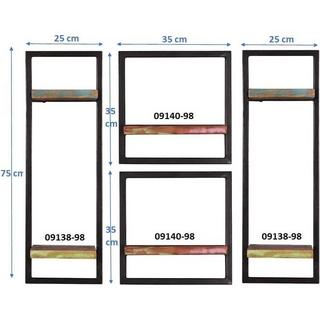 mutoni Wandregal River bunt 95x25x75 (4-tlg)  