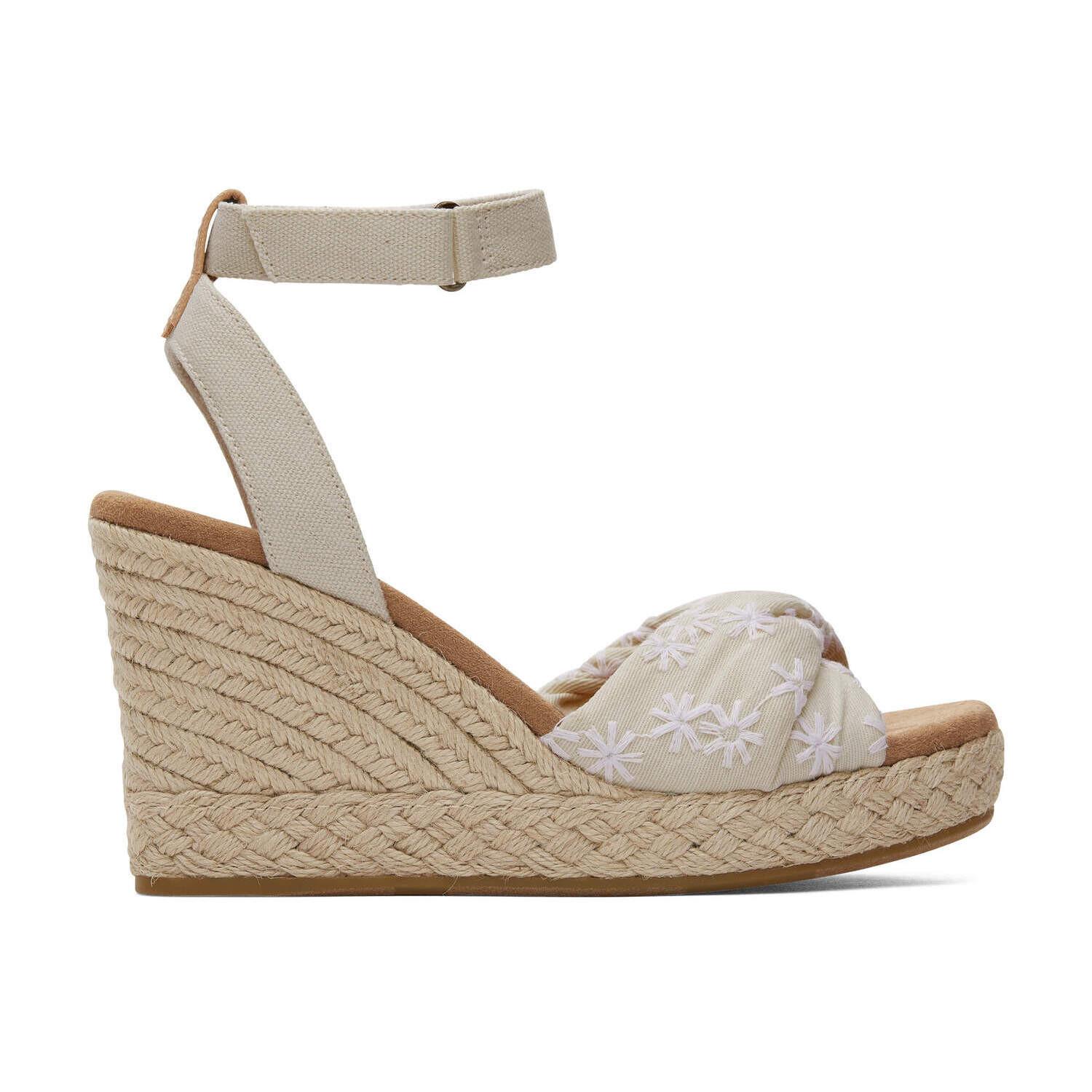 Image of Sandalen Floral Bestickt Frau Marisela Damen 35.5