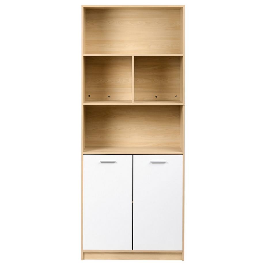 Beliani Libreria a 2 ante en Pannello di fibre (LDF) Minimalista ZEHNA  