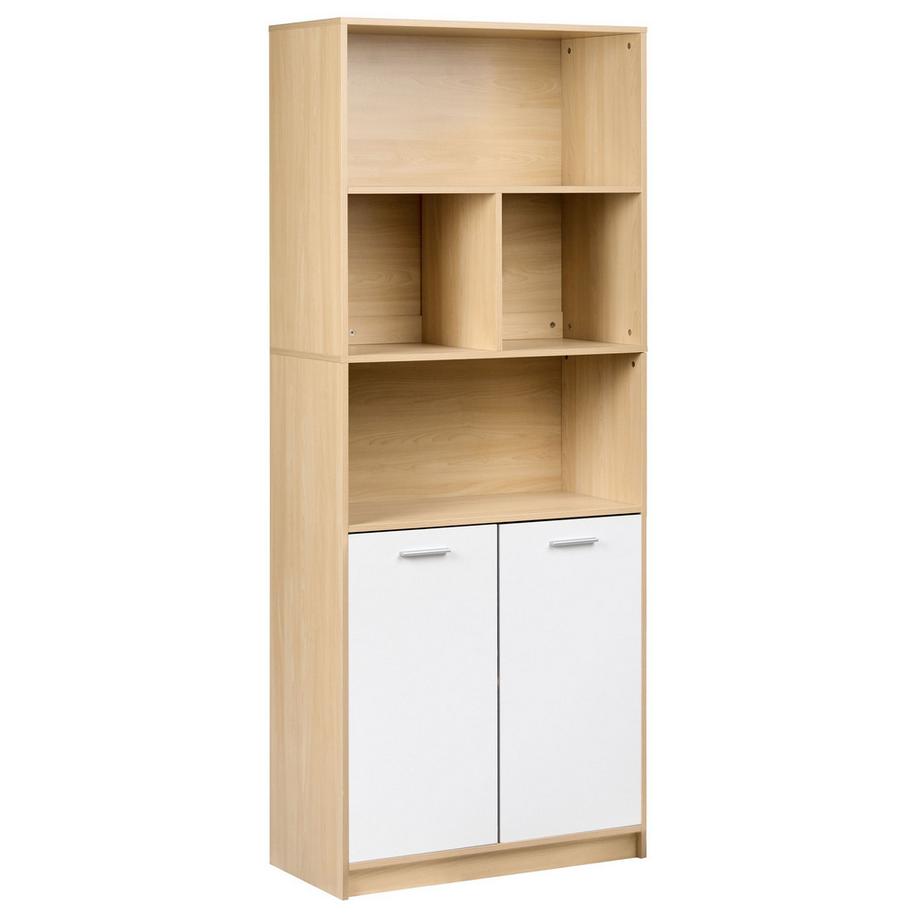 Beliani Libreria a 2 ante en Pannello di fibre (LDF) Minimalista ZEHNA  