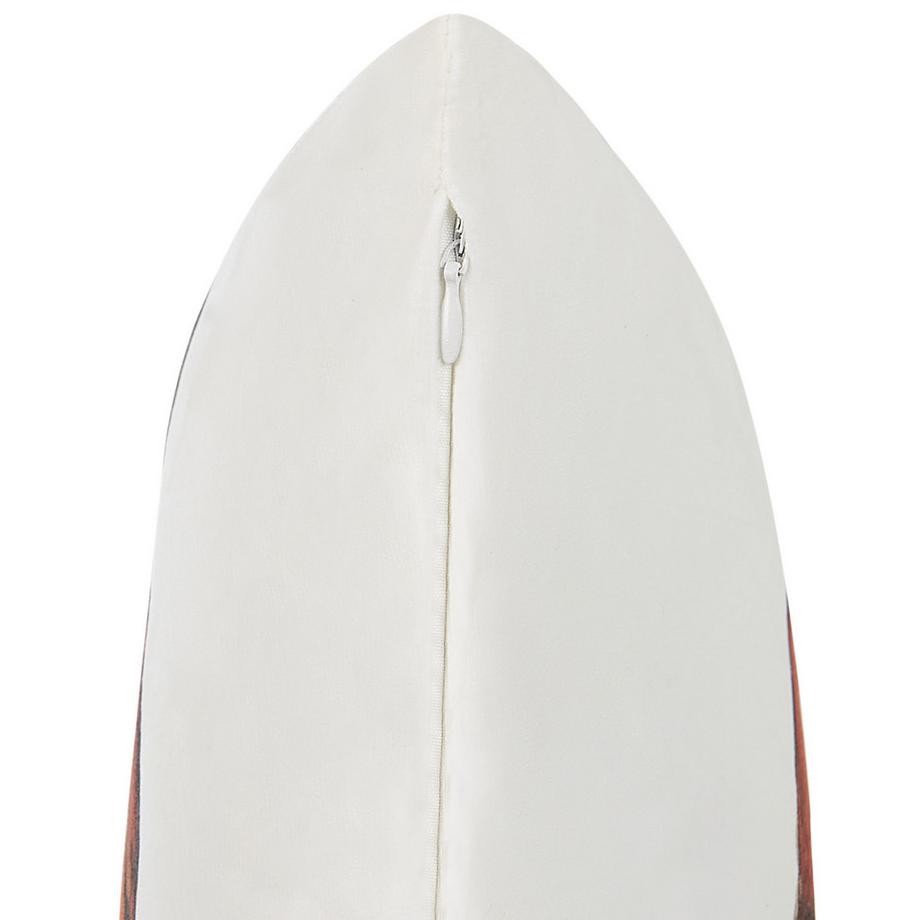 Beliani Set di 2 cuscini en Velluto  CURBITA  