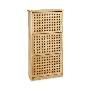 Northix Schuhschrank Nussbaum  