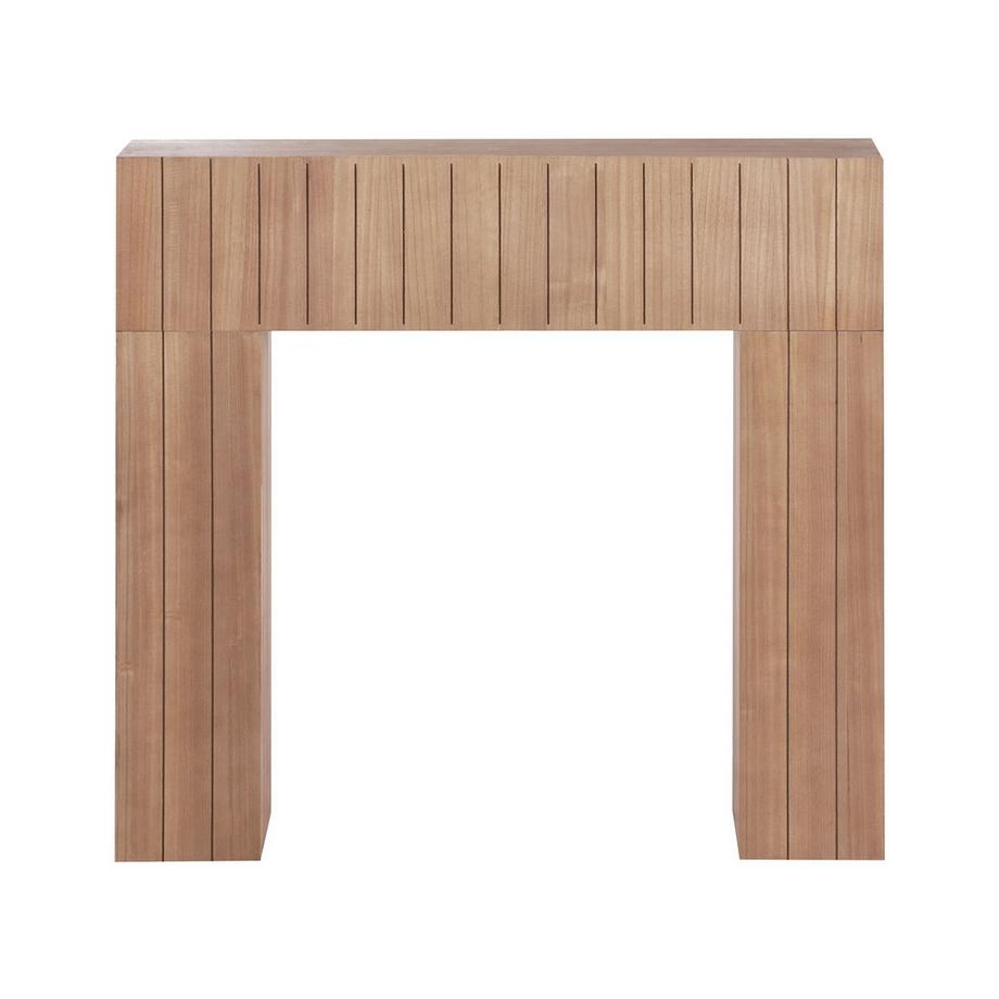 Beliani Kaminumrandung aus MDF-Platte Modern BUNBURY  