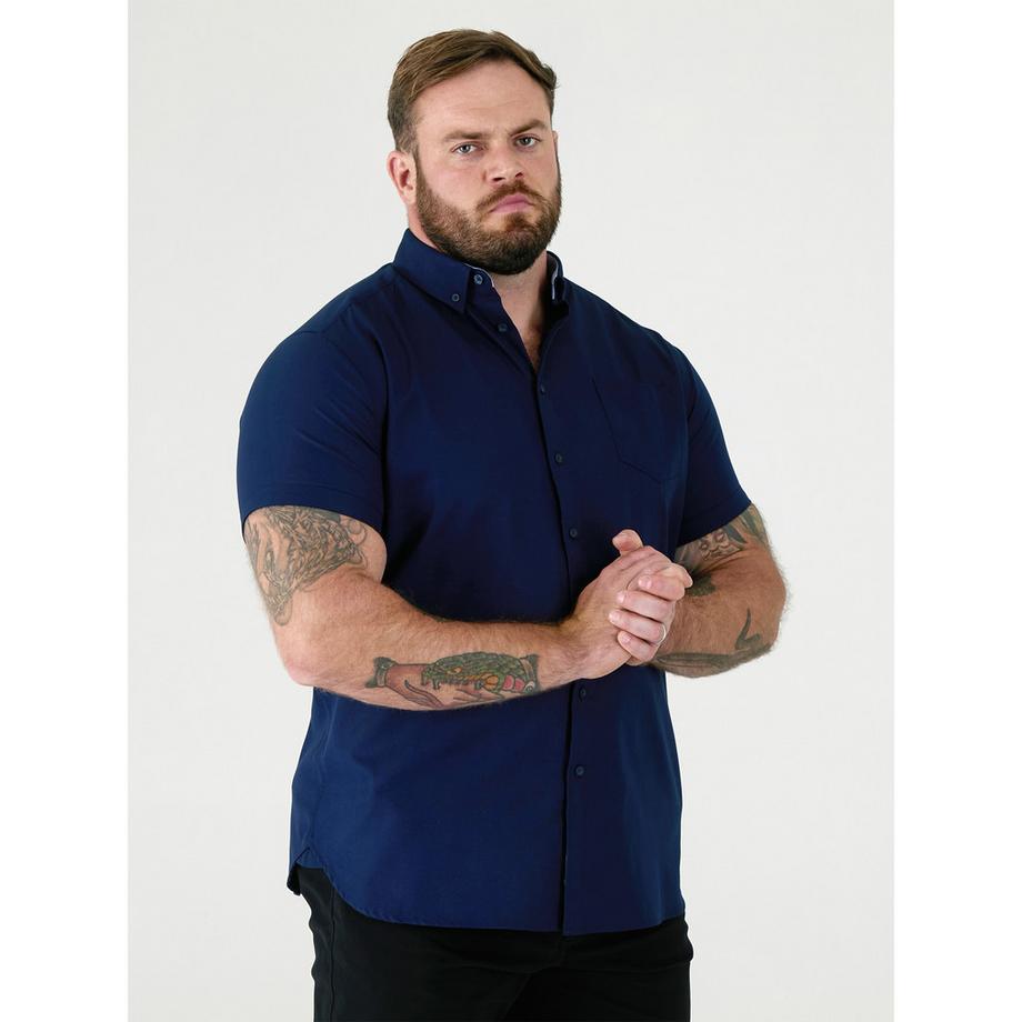 Duke Chemise Oxford Manches Courtes James D555 Taille Grand  