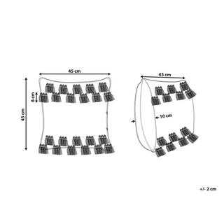 Beliani Dekokissen aus Baumwolle Boho BRAHEA  