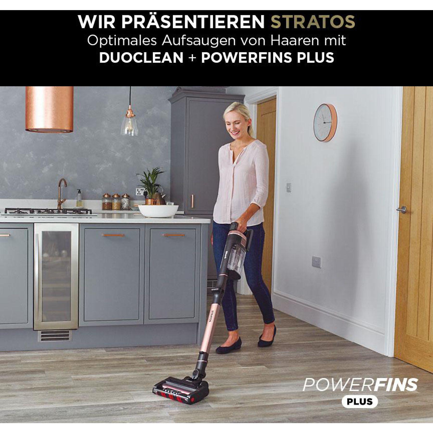 Shark IZ400CH Stratos Anti Hair-Wrap Akkustaubsauger mit Flexology  