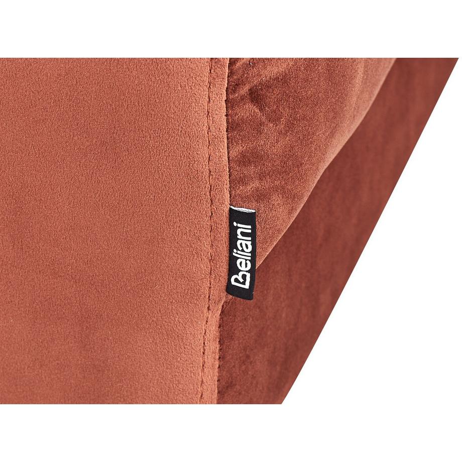 Beliani Ottoman en Velours Moderne ALNES  