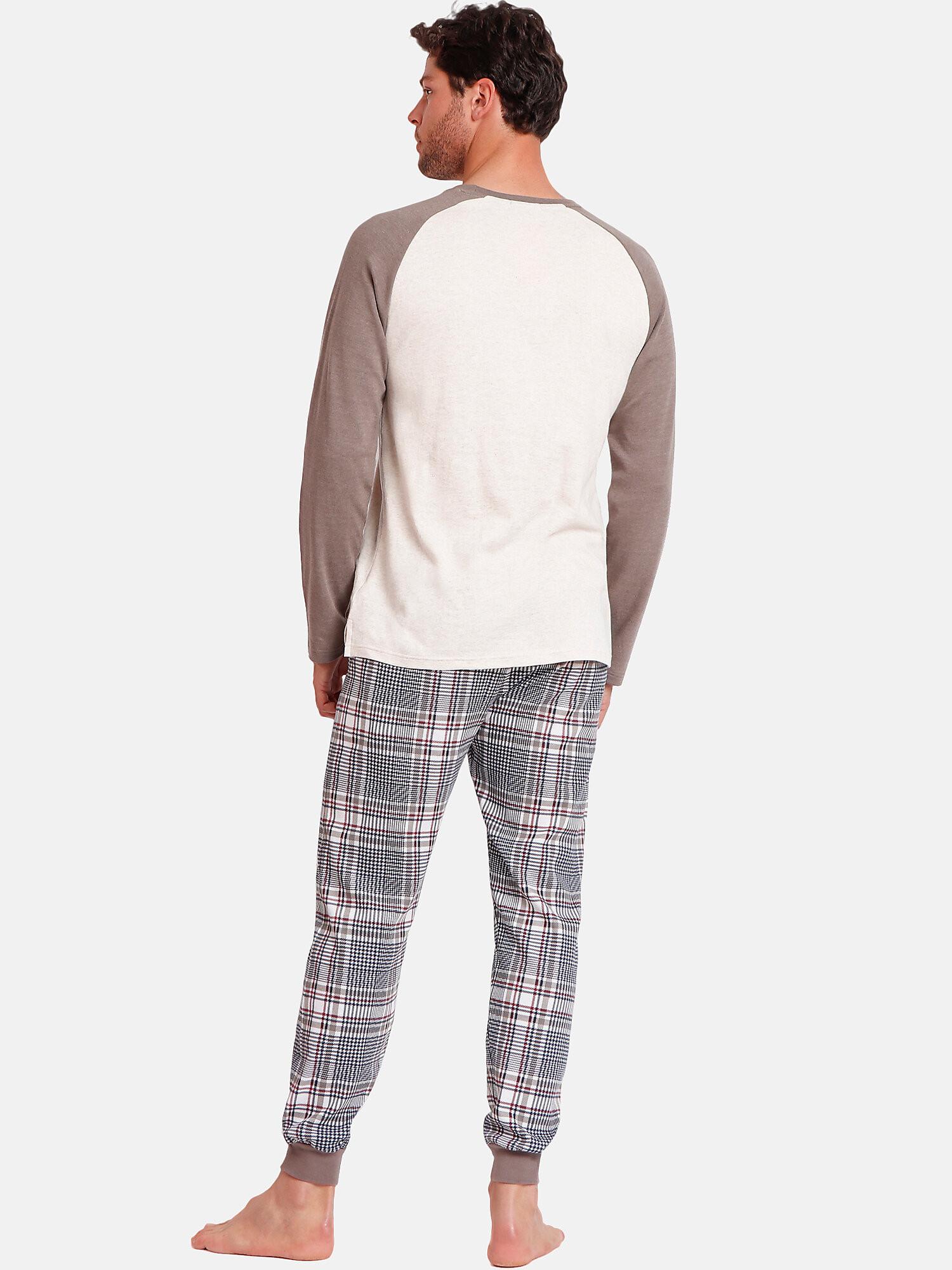 Admas  Pyjama tenue pantalon top manches longues Boston 