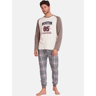 Admas  Pyjama tenue pantalon top manches longues Boston 