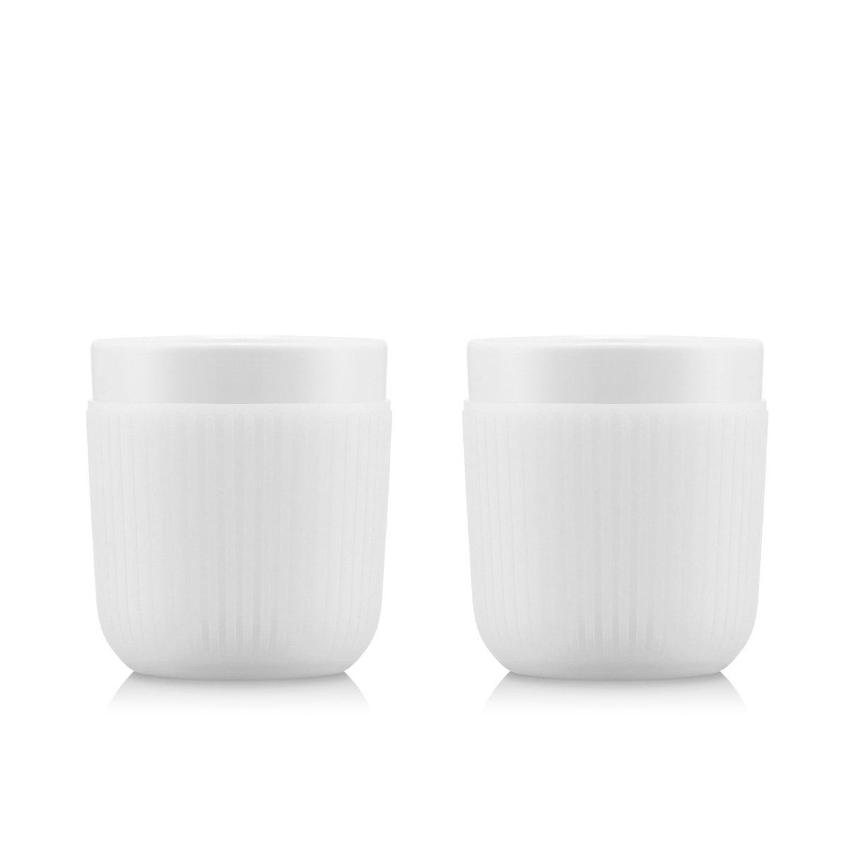 bodum Set de 2 mugs en porcelaine avec manchon silicone DOURO  