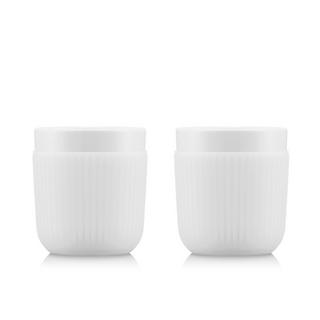 bodum Set de 2 mugs en porcelaine avec manchon silicone DOURO  