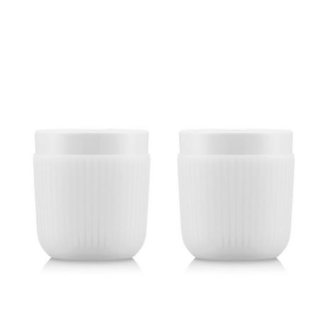 bodum Set de 2 mugs en porcelaine avec manchon silicone DOURO  