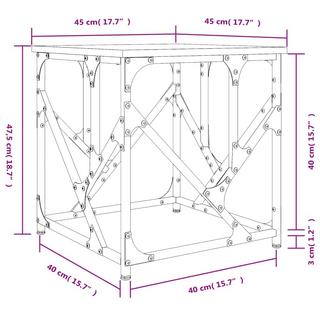 VidaXL tavolino da salotto Legno multistrato  