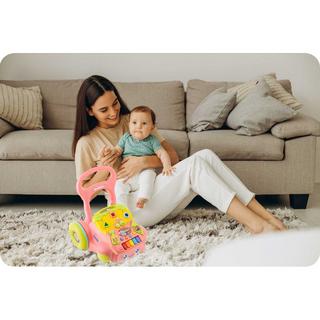 B2X  Camminatore educativo con musica 2 in 1 RK-744 Ricokids rosa 