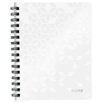 LEITZ Collegeblock WOW PP A5 4639-00-01 weiss liniert