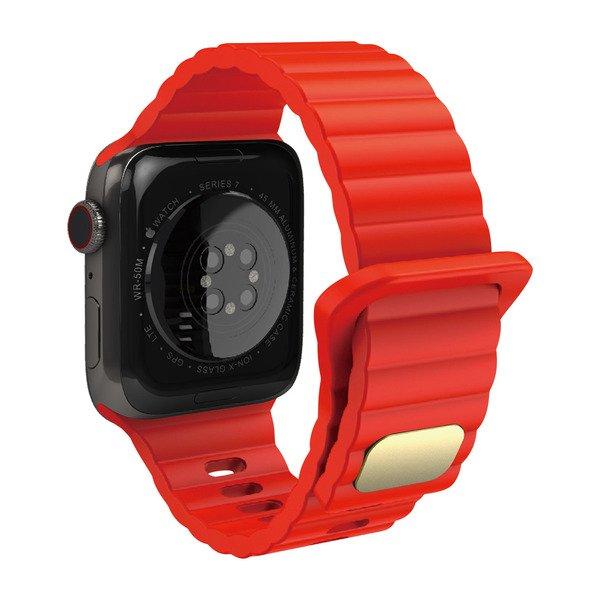 Image of Apple Watch 38 - 41mm Armband Rot