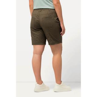 Ulla Popken  Cargo-Bermuda, Komfortbund, 4-Pocket-Schnitt 