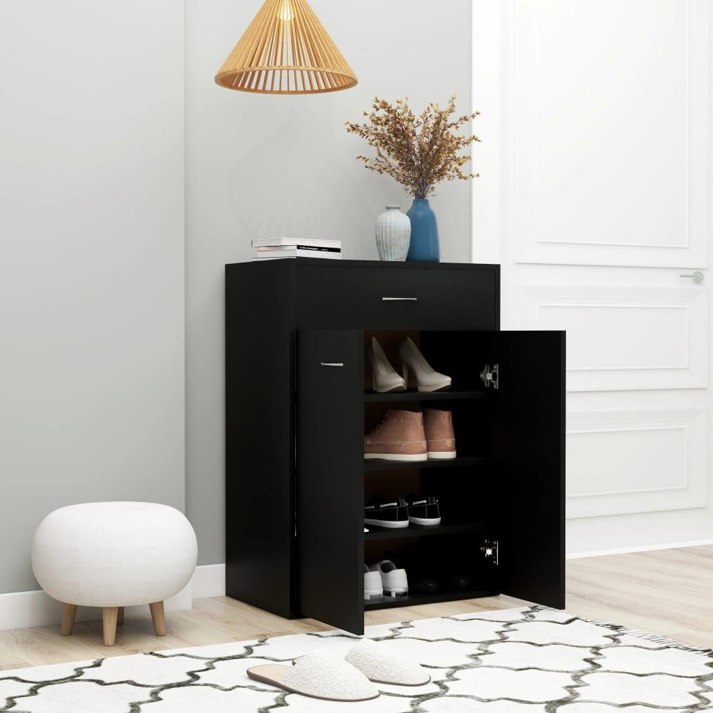 VidaXL Armoire à chaussures bois d'ingénierie  