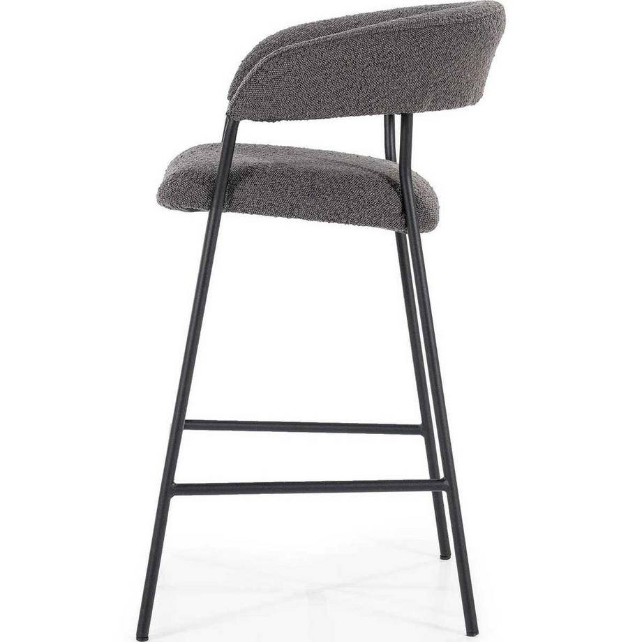 mutoni Sgabello da bar Luka Copenhagen antracite  