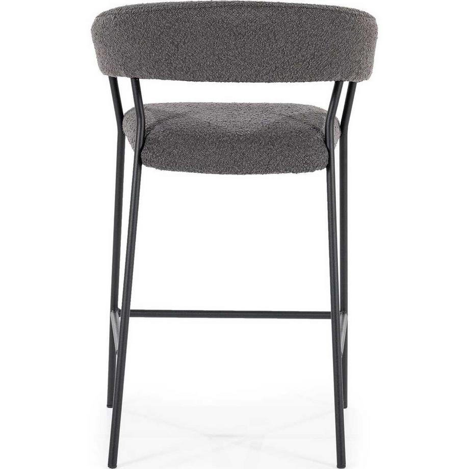 mutoni Sgabello da bar Luka Copenhagen antracite  