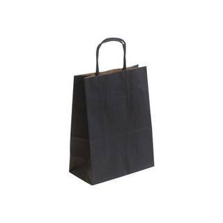 NEUTRAL  NEUTRAL Tragtaschen Allegra schwarz SDF16-798 Kraft,110g, 16x8x21cm 25 Stk. 