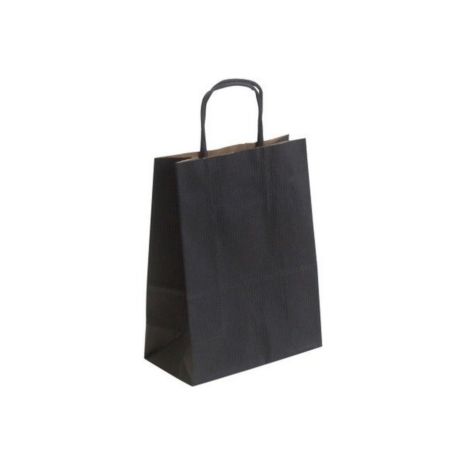 NEUTRAL  NEUTRAL Tragtaschen Allegra schwarz SDF16-798 Kraft,110g, 16x8x21cm 25 Stk. 