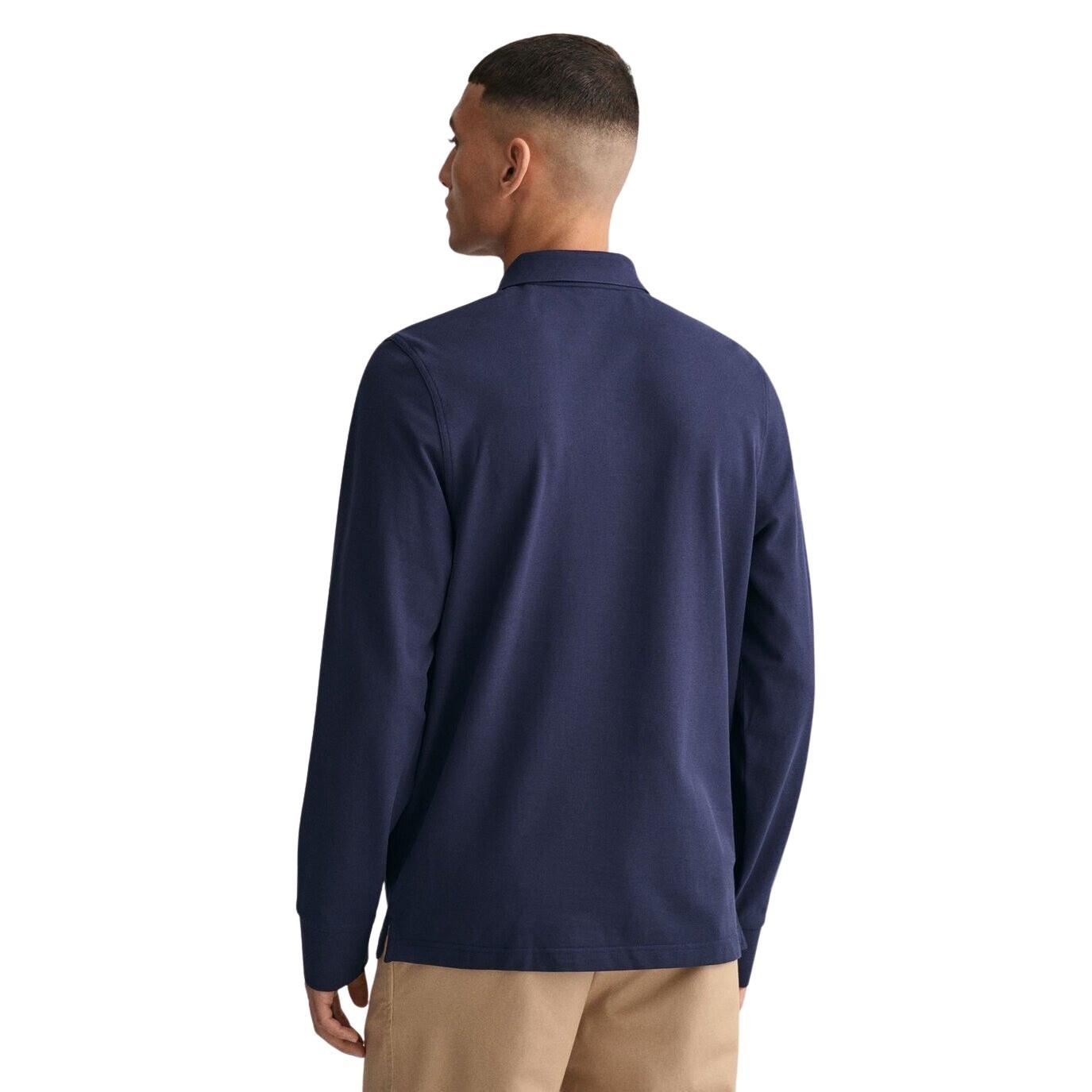 GANT  Poloshirt  Bequem sitzend-Regular Shield Longsleeve Pique Rugger 