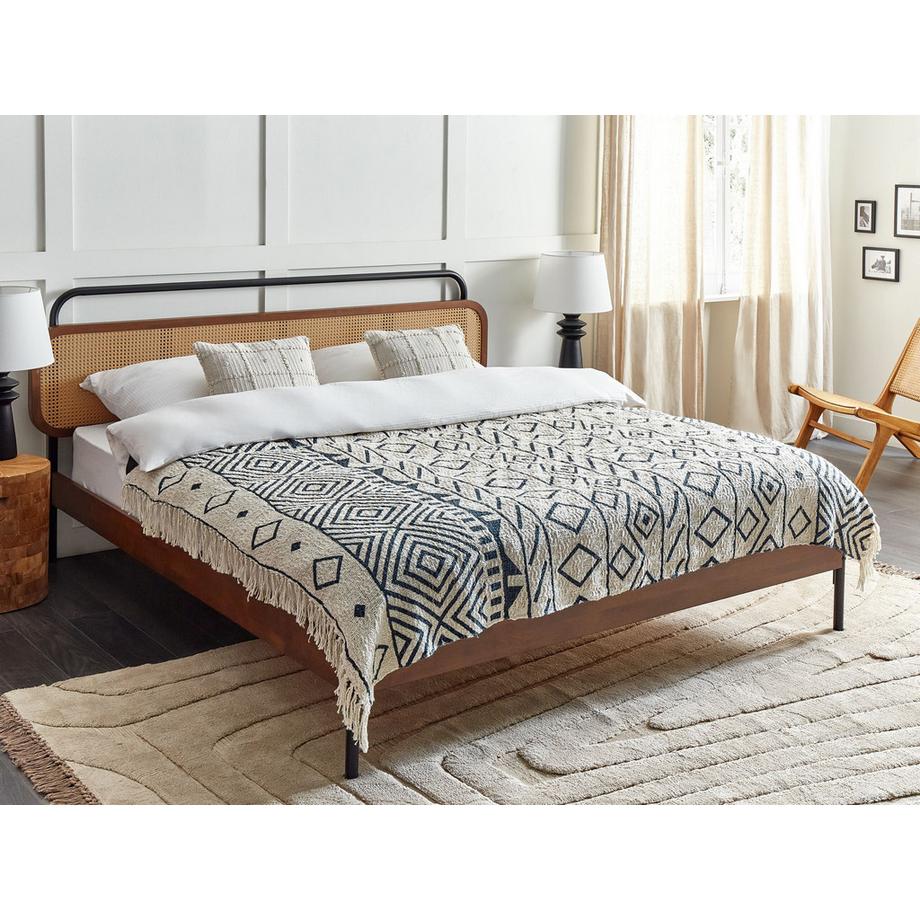 Beliani NAJUY Couverture Classique en Coton  