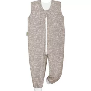 Schlafoverall Jersey Hopsi Little Hearts sweet chocolate             86/92