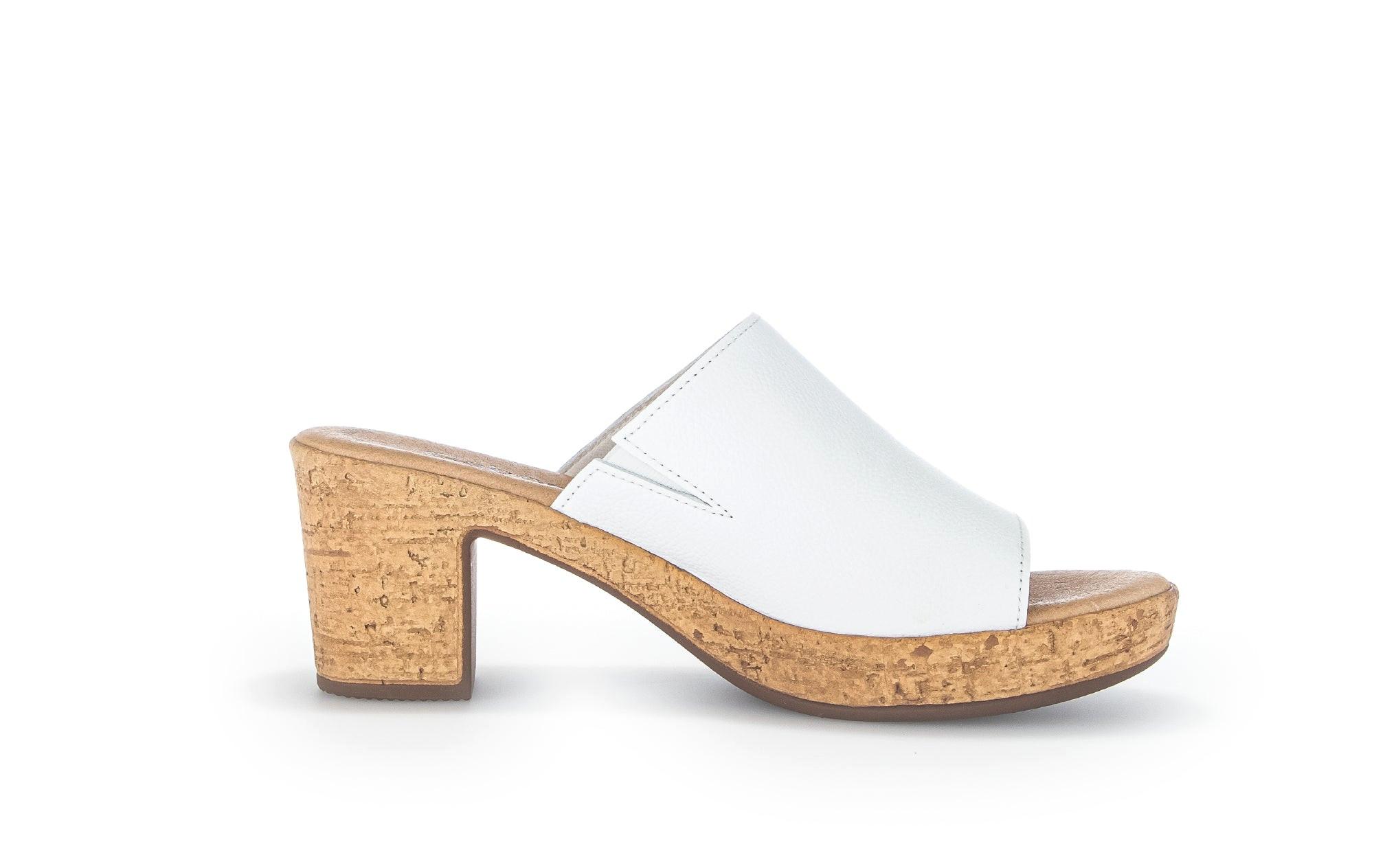 Image of - Leder Sandale Damen Weiss 37.5