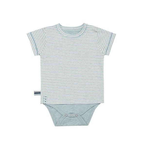 Image of Kurzarm-bodyshirt Unisex Pastellgrün 12-18M