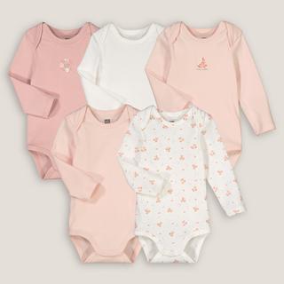 La Redoute Collections  5er-Pack Bodys mit langen Ärmeln 