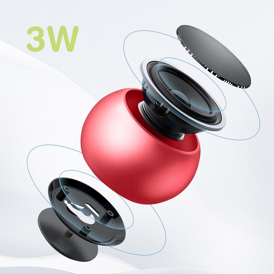 Avizar  Iron Boom Mini Lautsprecher Rot 