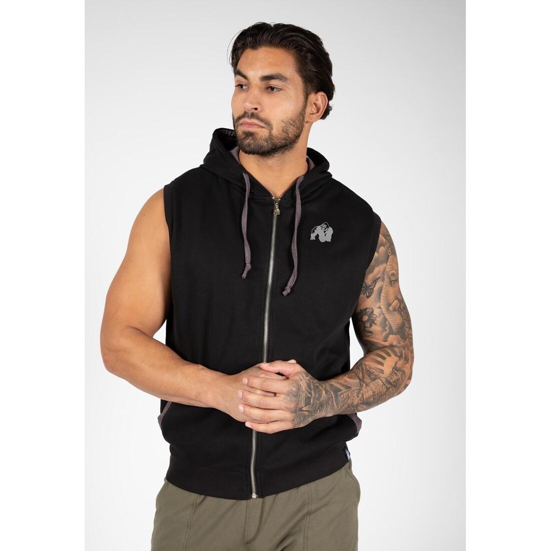 Gorilla Wear Pringfield Ärmelloser Full Zip Hoodie  