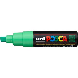 uni-ball UNI-BALL Posca Marker 8mm PC8K F.GREEN fluo grün, Keilspitze  