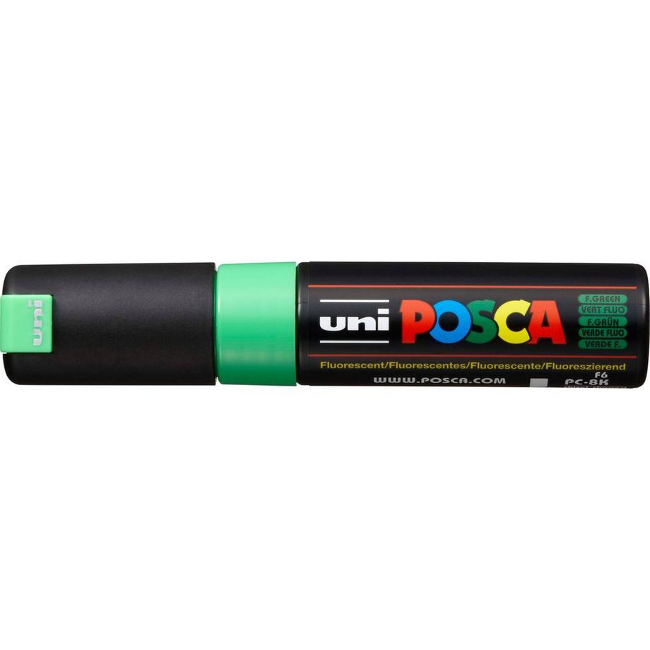 uni-ball POSCA uni PC-8K evidenziatore 1 pz Punta smussata Verde  