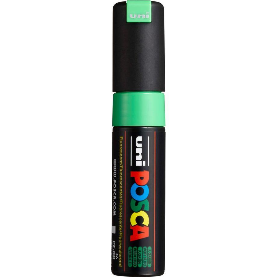 uni-ball POSCA uni PC-8K evidenziatore 1 pz Punta smussata Verde  