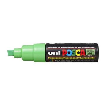 UNI-BALL Posca Marker 8mm PC8K F.GREEN fluo grün, Keilspitze