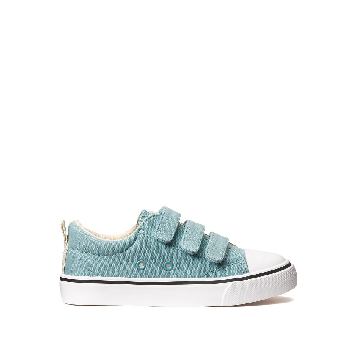 Image of Canvas-sneakers Mit Klettverschluss Unisex Blau 36