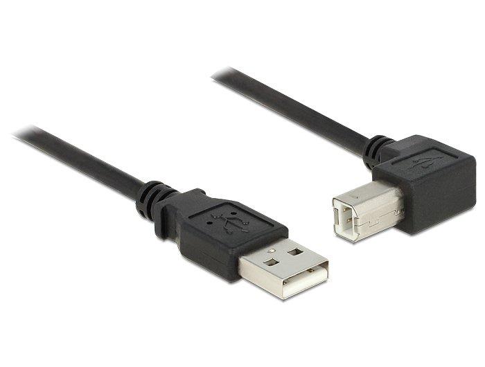 DeLock  3m, USB 2.0-A - USB 2.0-B USB Kabel USB A USB B Schwarz 