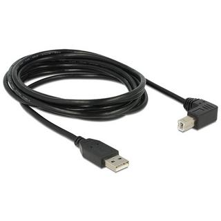 DeLock  3m, USB 2.0-A - USB 2.0-B USB Kabel USB A USB B Schwarz 