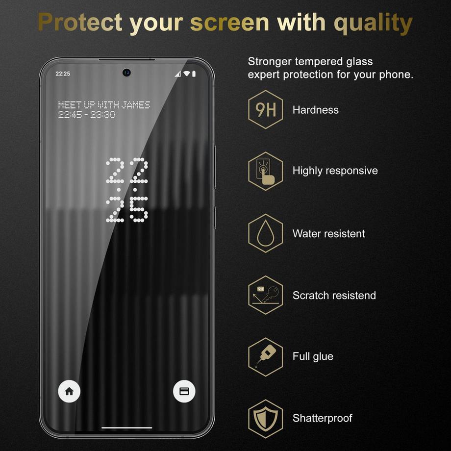 Cadorabo  Schutzfolie für Nothing Phone (1) Schutzglas 3er Pack 