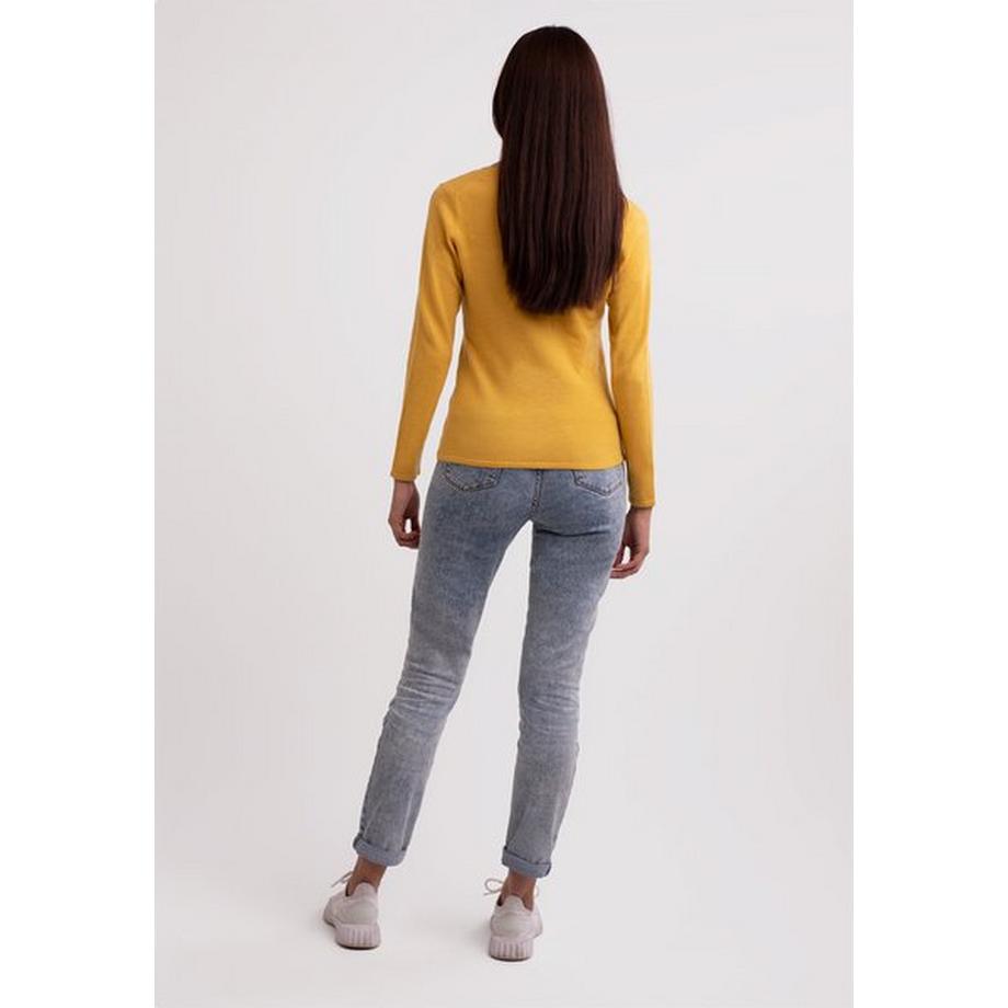 CASH-MERE.CH Pullover Scollo a V Cashmere Riciclato  