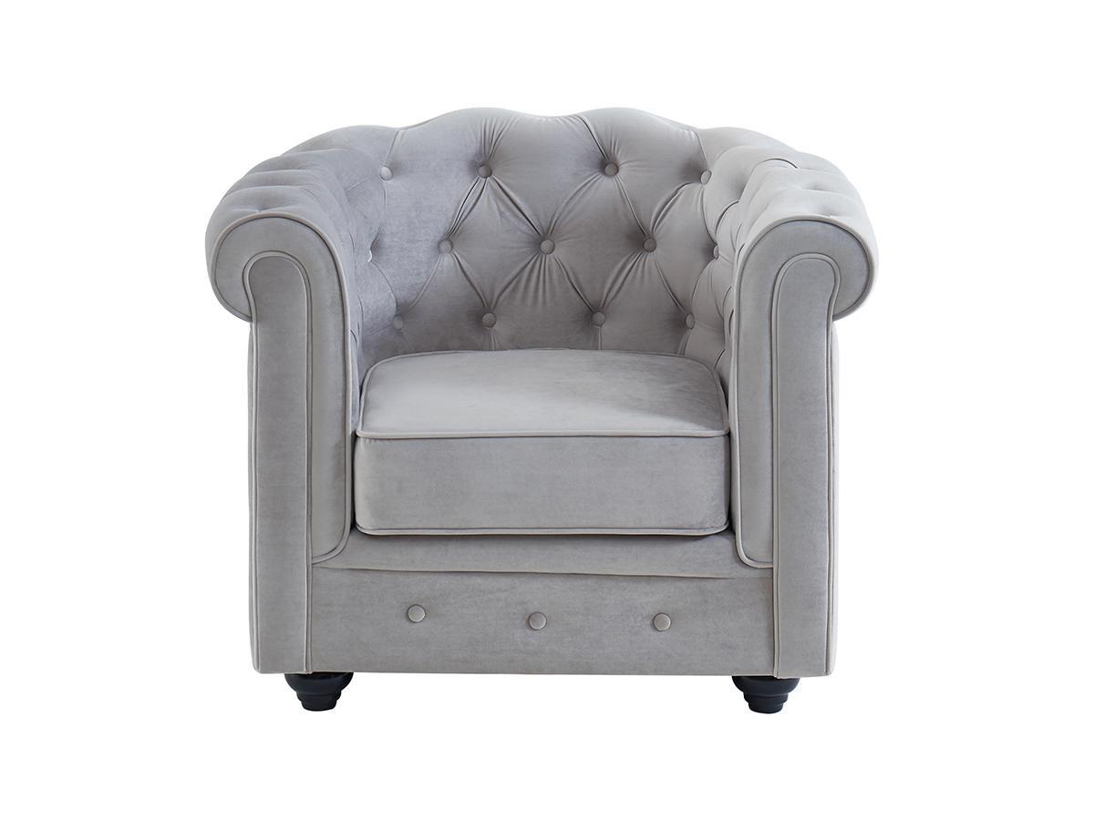 Vente-unique Sessel CHESTERFIELD Samt  